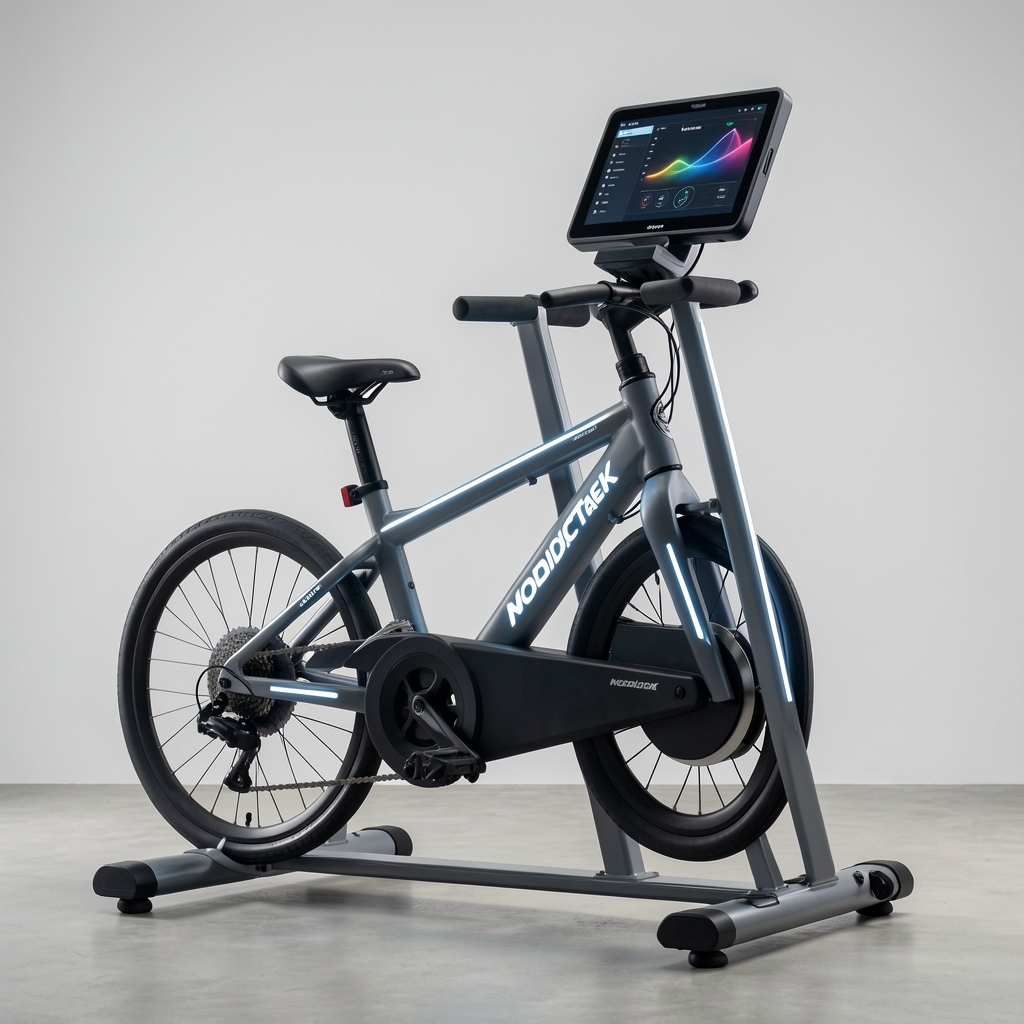 NordicTrack S22i Studio Cycle sobni bicikl sa 22-inčnim zakretnim ekranom u studijskom formatu sa svetlosnim LED prugama